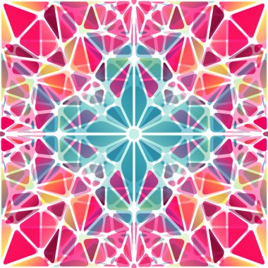 vitray gibi seyir üçgen desenli arka plan