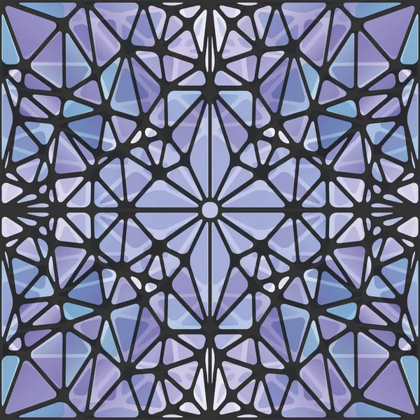 Abstrakt bakgrund med triangel mönster ser ut som målat glas — Stock vektor