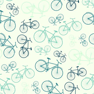 kesintisiz Bisiklet vektör desen.