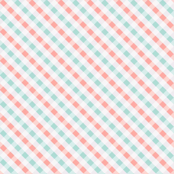 Motif sans couture à joues, corail et turquoise . — Image vectorielle