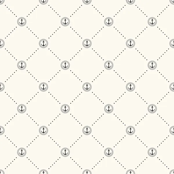 Vector seamless retro pattern — Stock Vector