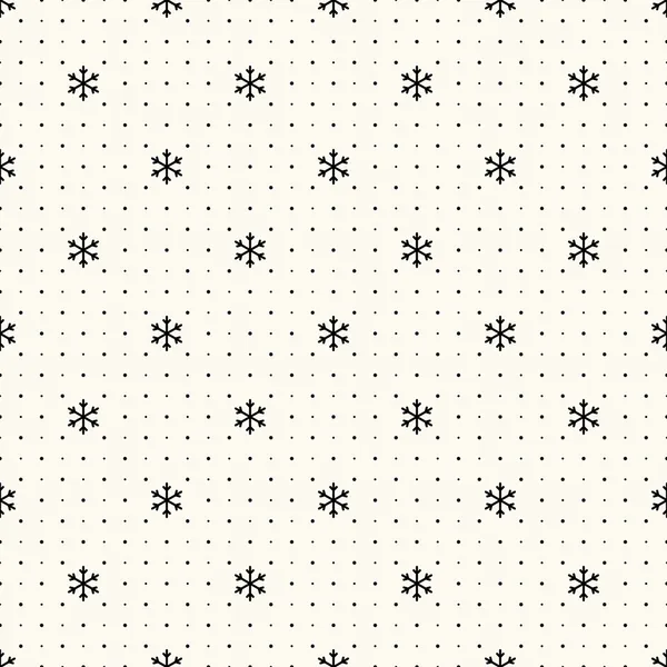 Vector seamless winter retro pattern — Stock Vector