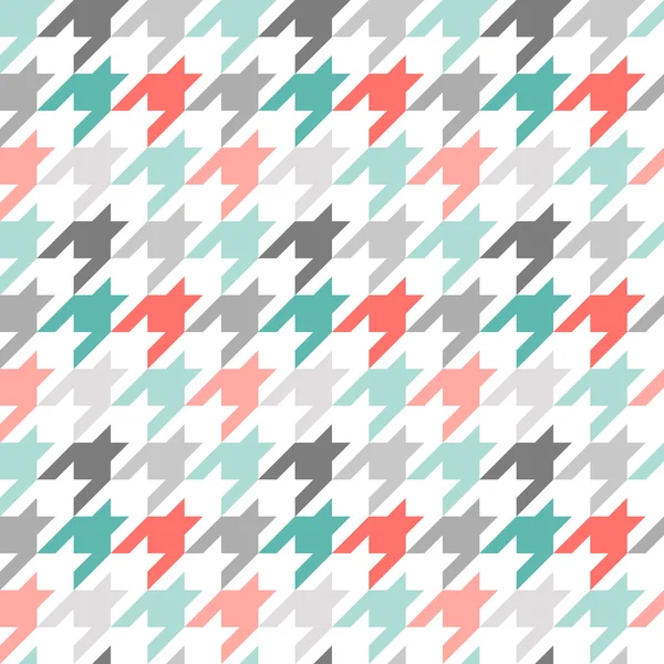 houndstooth Dikişsiz desen, renkli