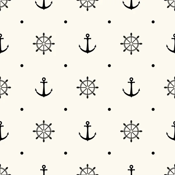 Vector seamless retro pattern — Stock Vector