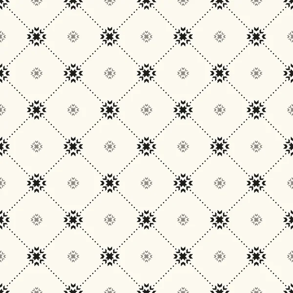 Vector seamless retro pattern — Stock Vector