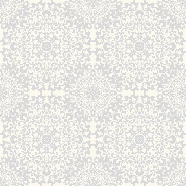 Seamless kaleidoscope lace pattern. — Stock Vector