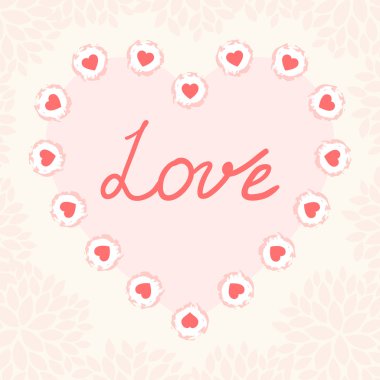 Sevgililer günü kartı şablonu