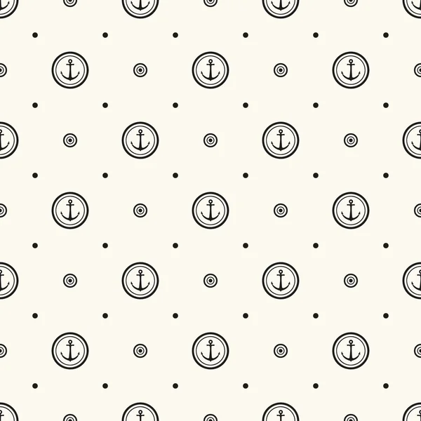 Vector seamless retro pattern — Stock Vector