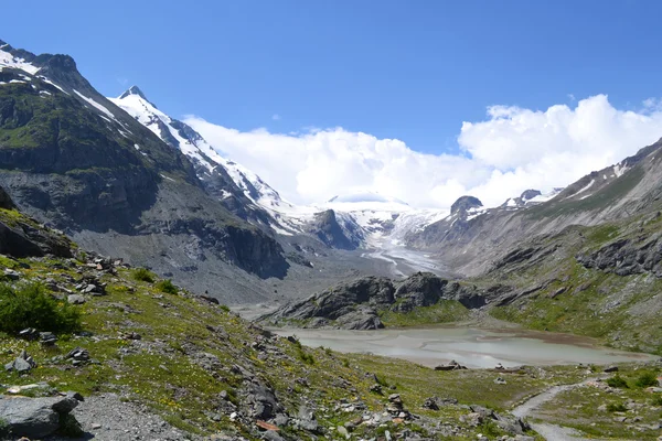 Bergen österrikiska Alperna glaciären glaciären Pasterzen — Stockfoto