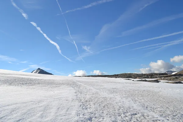 Montagne, ghiacciai e pascoli Alpi austriache — Foto Stock