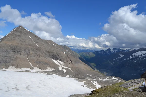 Montanhas Alpes austríacos Glaciar Pasterze — Fotografia de Stock