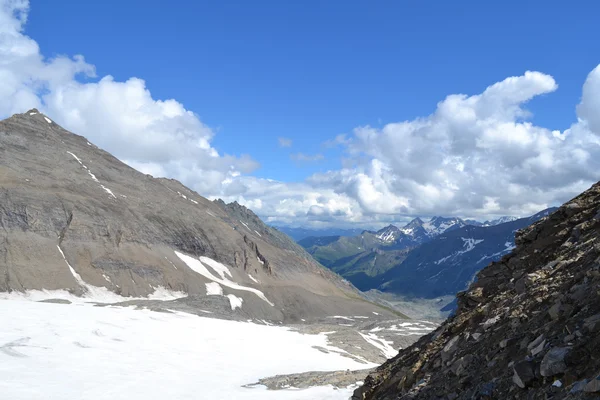 Hory rakouských Alp ledovce skalního — Stock fotografie