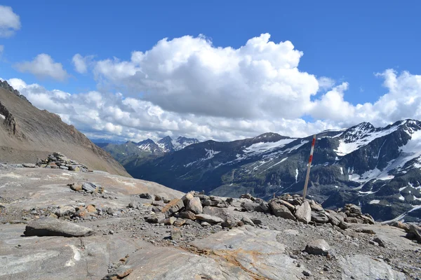 Hory rakouských Alp ledovce skalního — Stock fotografie