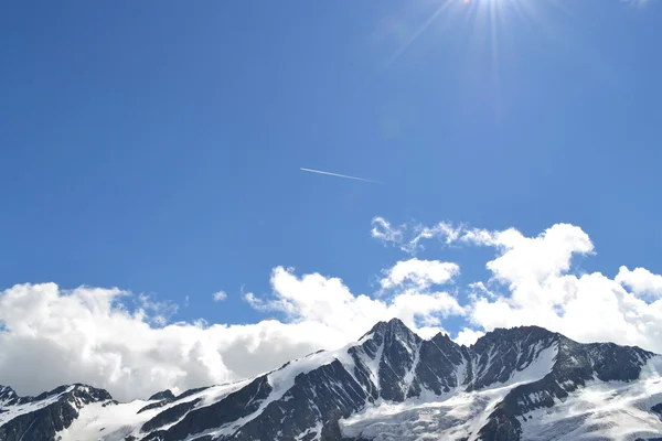 Hory rakouských Alp ledovce skalního — Stock fotografie