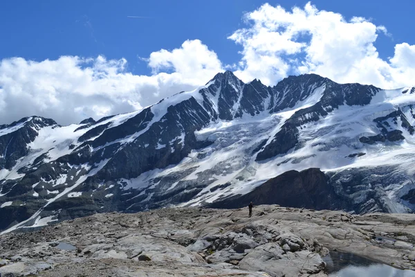 Mountains Austrian Alps Glacier Pasterze — Stock Photo, Image