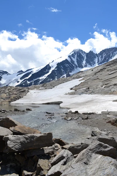 Hory rakouských Alp ledovce skalního — Stock fotografie