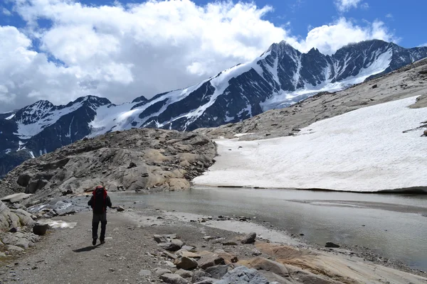 Montañas Alpes austríacos Glaciar Pasterze —  Fotos de Stock