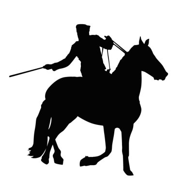 Silhouette - tarihsel şahsiyet dönem kostümü 
