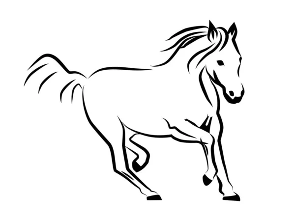 Vetores de Cavalo Preto E Branco Desenho e mais imagens de Cavalo - Família  do cavalo - Cavalo - Família do cavalo, Clip Art, Colorindo - iStock