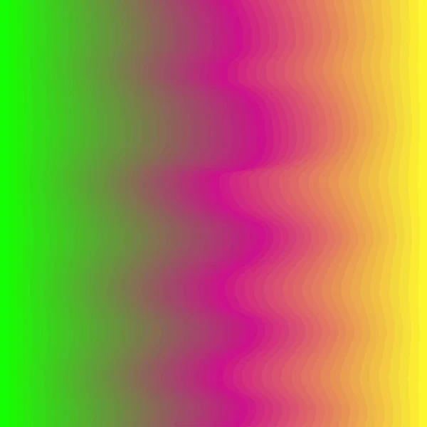 1から別の色への移行と色の背景 波の形をしたカラーライン — ストックベクタ