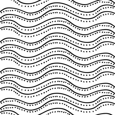 Waves of stripes with a pattern. Background of stripes that are divided into fragments.