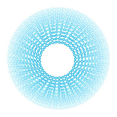 Yazdırma için soyut vektör deseni, sıralanmış şekiller 
