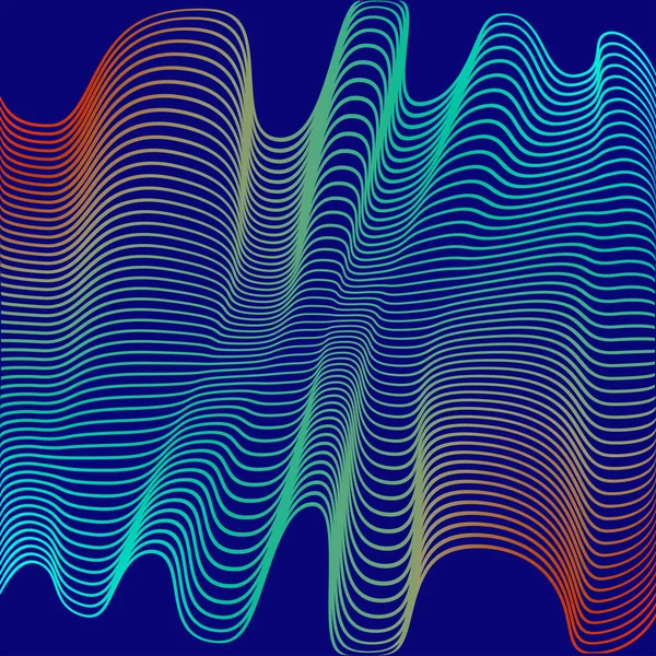 Абстрактні Вигнуті Лінії Векторний Фон Форми Хвилі Веб Бізнесу Графічного — стоковий вектор