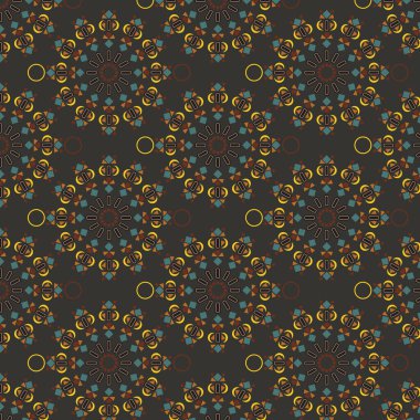 Soyut şekiller desen, vektör illüstrasyonu 