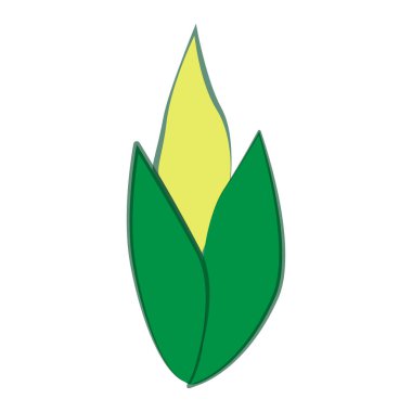 Çiçeğin renkli vektör çizimi. Kumaş üzerine baskı yapmak için. Çiçek çizimi.