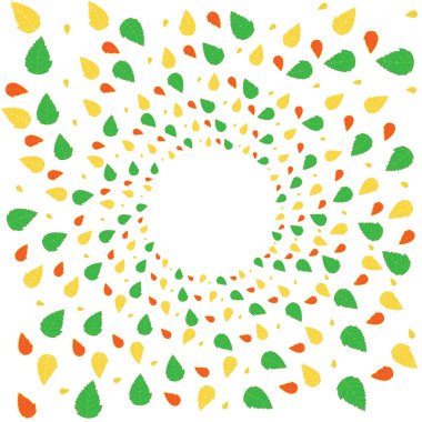 Sonbaharda dökülen yapraklar. Sonbahar arkaplanı. Yazdırma.