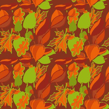 Sonbaharda dökülen yapraklar. Sonbahar arkaplanı. Yazdırma.