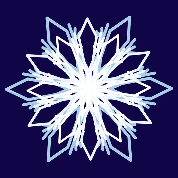 Snowflake Intricate Pattern Snowflake Symbol Winter Winter Weather — стоковый вектор