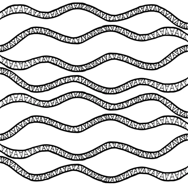 Waves Stripes Pattern Background Stripes Divided Fragments — стоковый вектор