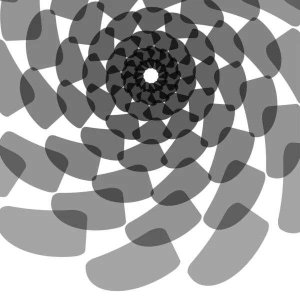 Абстрактний Квітковий Фон Напівтоновими Пелюстками — стоковий вектор