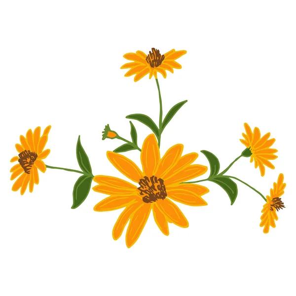 Vector Flores Patrón Simple Para Imprimir Tela — Archivo Imágenes Vectoriales