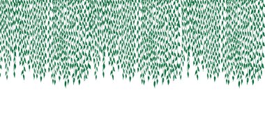Vector simple pattern drawing of willow. Illustration for printing onto fabric.