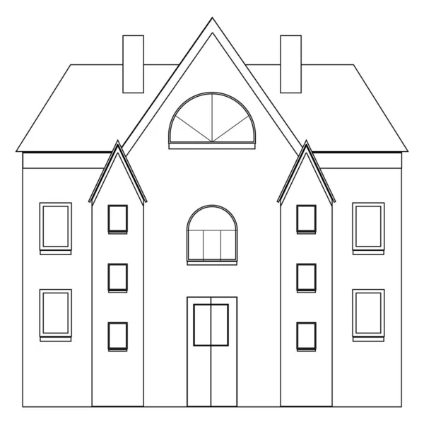 Immeuble Illustration Vectorielle — Image vectorielle