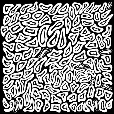 Vector, pattern from black and white spots. Pattern monochrome abstraction. For printing on fabric and the web.