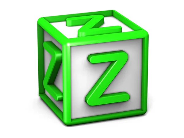 Z Letter Cube — Stock Photo, Image