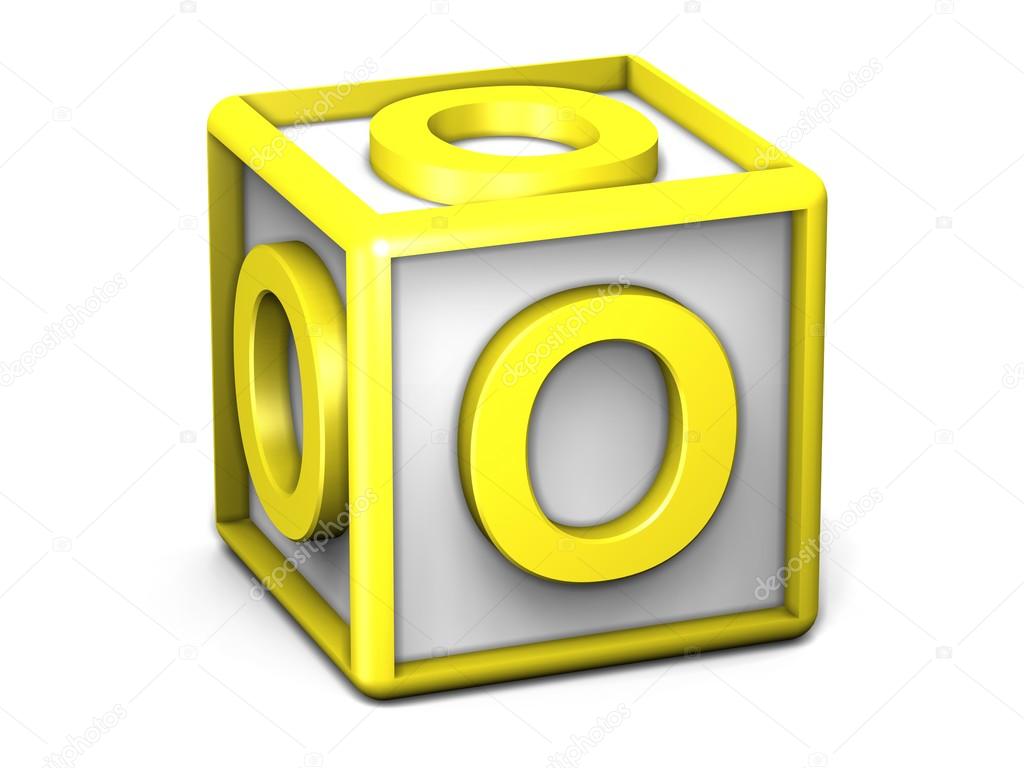 O Letter Cube