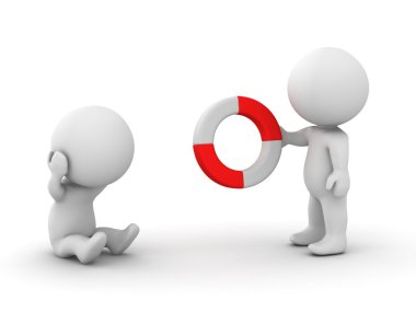 depresif 3d adam yardım verilmesi