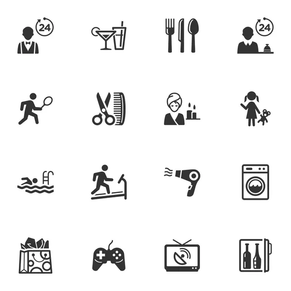 Hotel Services and Facilities Icons - Set 2 — 图库矢量图片