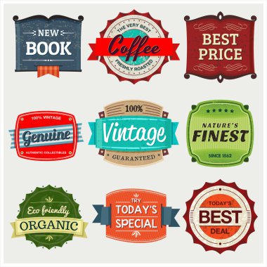 Vintage Etiketleri