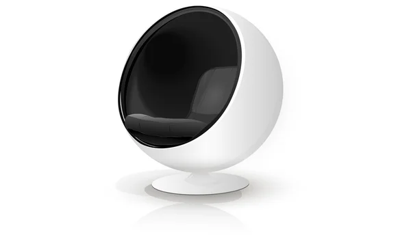 Silla esfera en estilo modernista — Vector de stock