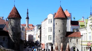 Viru street ve viru geçit Tallinn