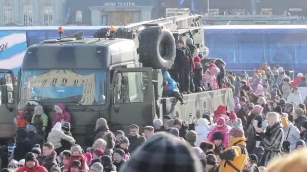 Parade in Tallinn — Stock Video