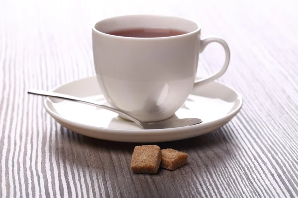 Two sugar and tea — Stock Photo, Image