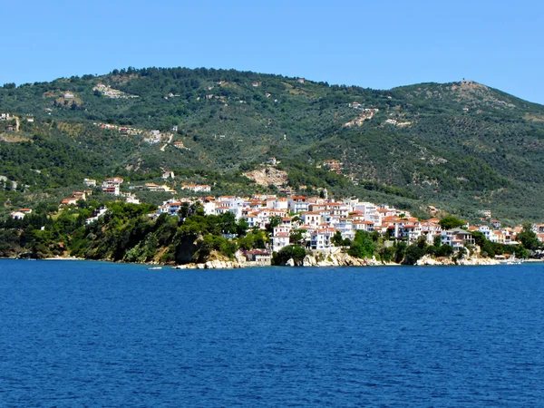 Skiathos, Grekland Stockbild