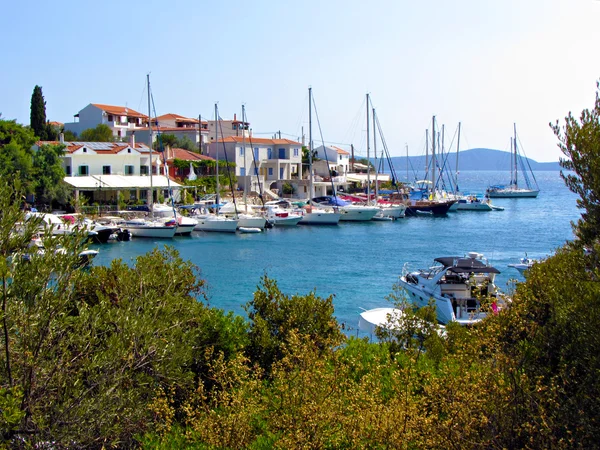 Traditional island village — Stok fotoğraf