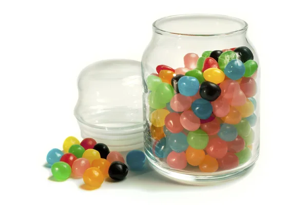Jelly Beans Jar — Stock Photo, Image